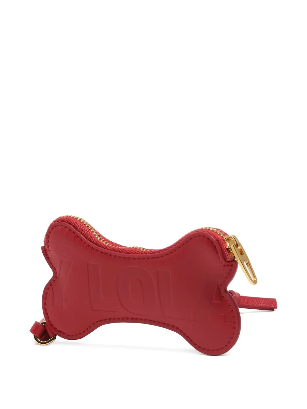 Bimba Y Lola Embossed Bone Wallet In Red