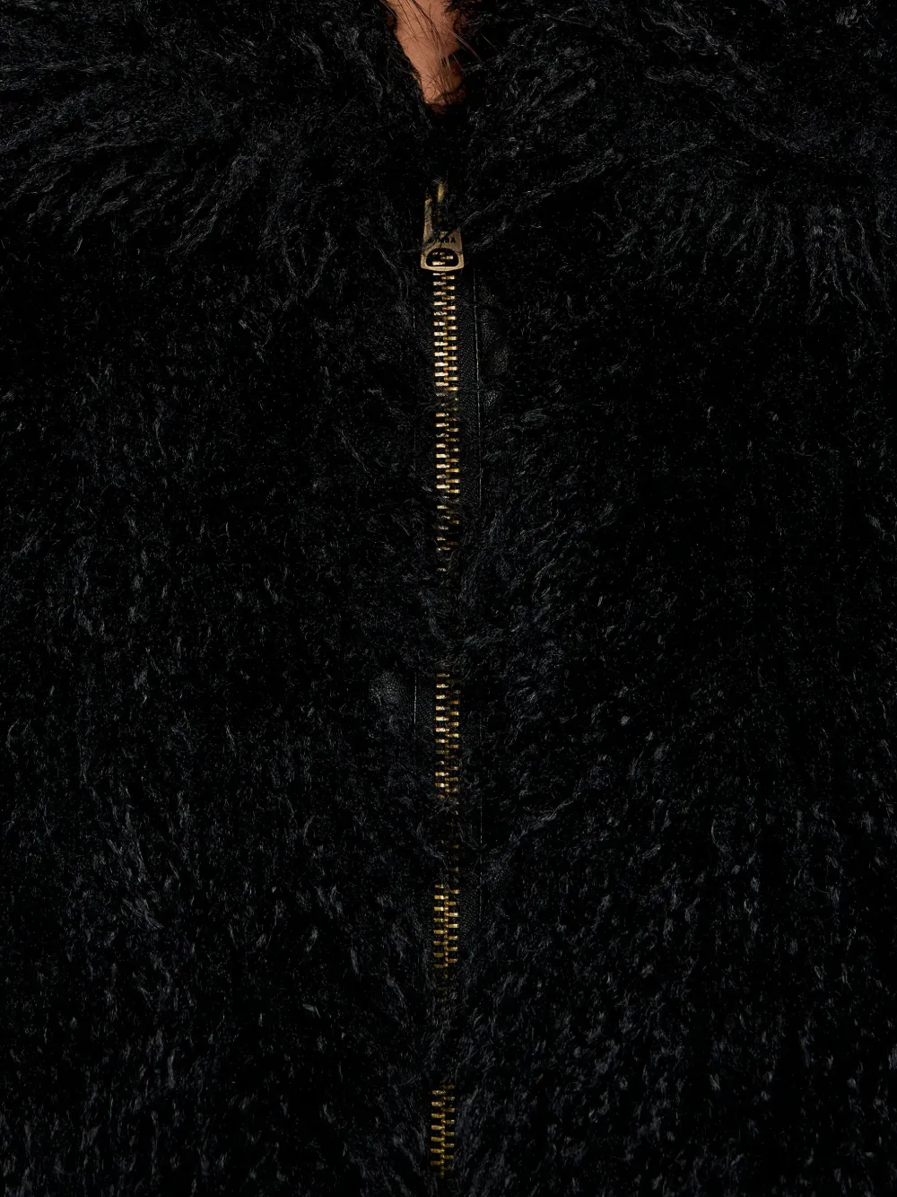 Bimba Y Lola Zip-up Coat In Black