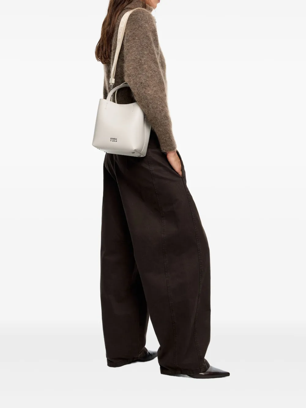 Bimba y Lola Chihuahua top-handle bag | Neutrals | Image 1