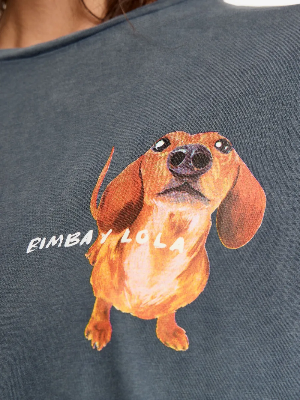 Bimba Y Lola Graphic Print T-shirt In Blue