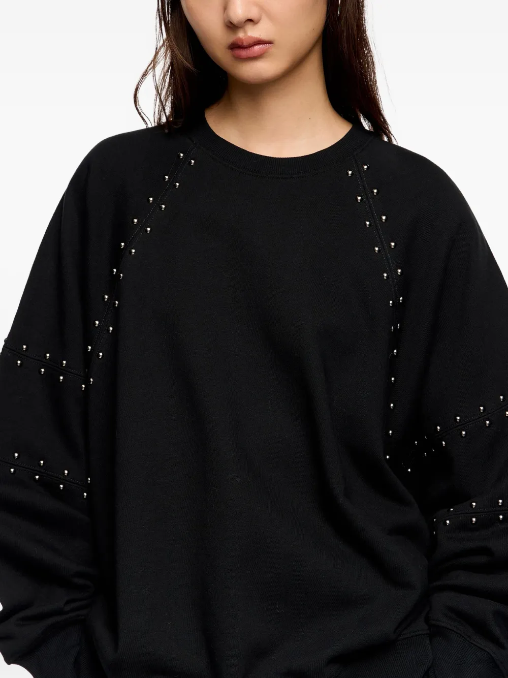Bimba Y Lola Studded Sweatshirt In Blue