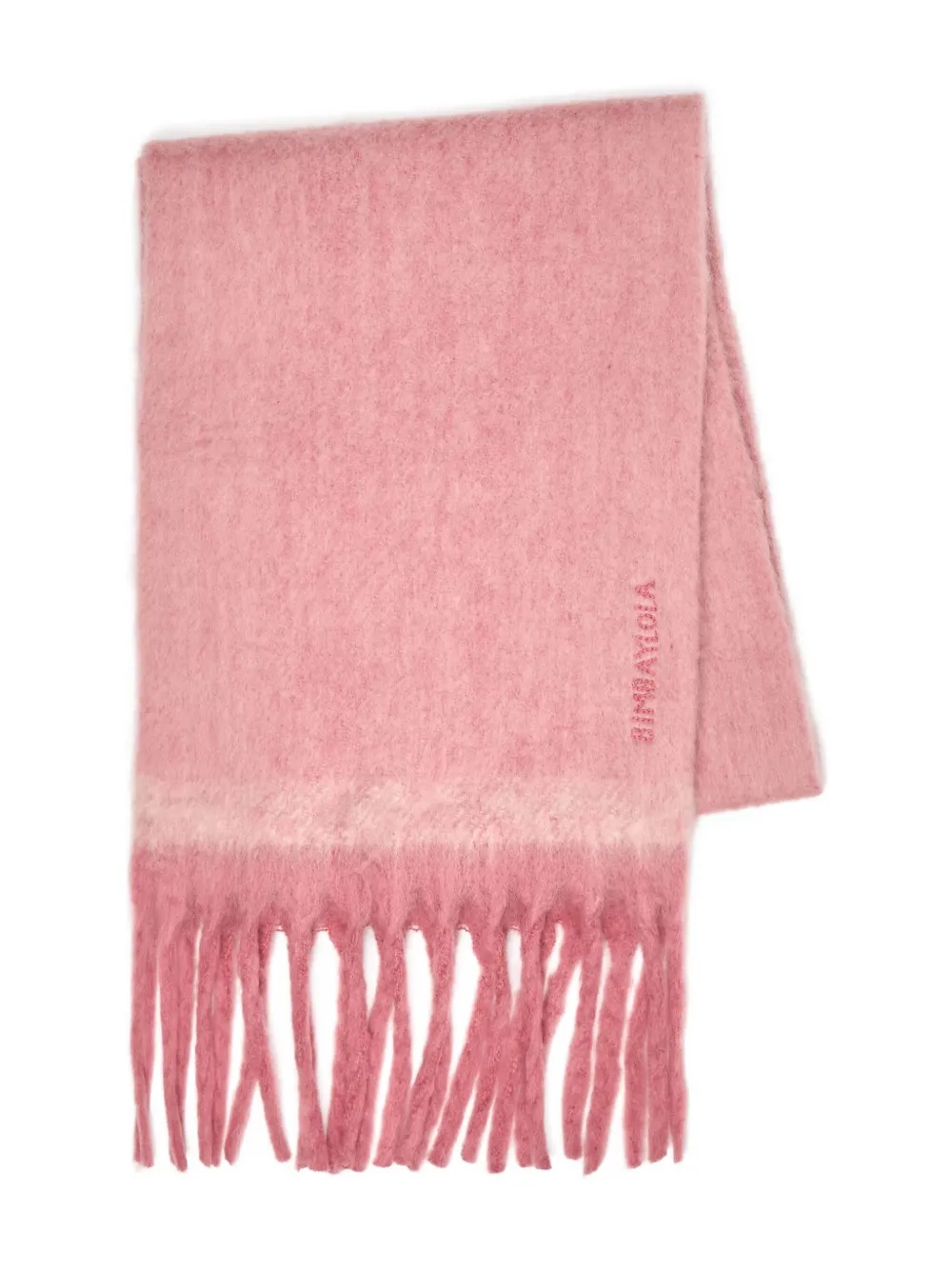 Bimba y Lola fringed scarf | Pink | Image 1