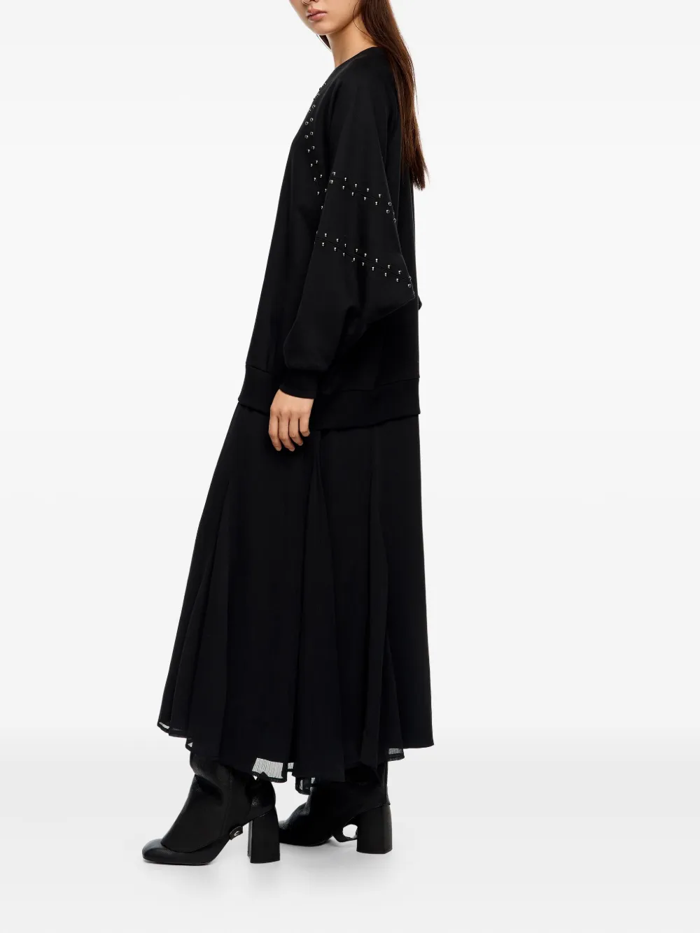 Bimba Y Lola Studded Sweat Dress In Multi