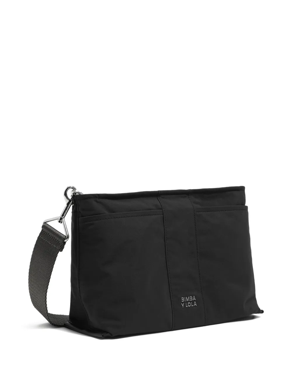Bimba Y Lola Logo Strap Crossbody Bag In Black