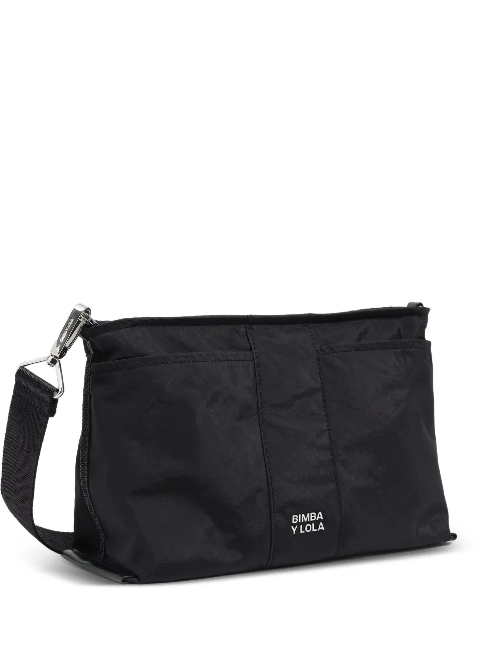Bimba Y Lola Logo Strap Crossbody Bag In Black