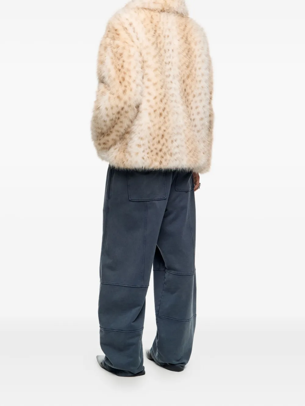 Bimba Y Lola Spotted Collared Jacket In Brown