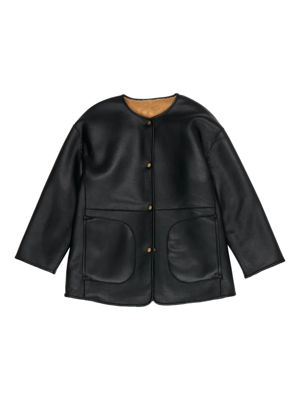 Bimba y Lola fur-textured reversible jacket | Faux Fur & Shearling Jackets | Image 2