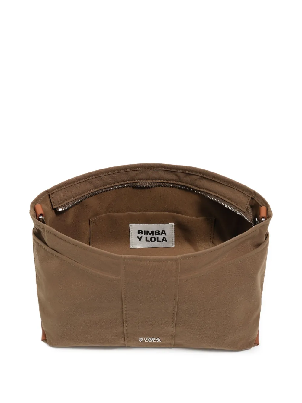 Bimba y Lola Trapezium medium crossbodytas Bruin