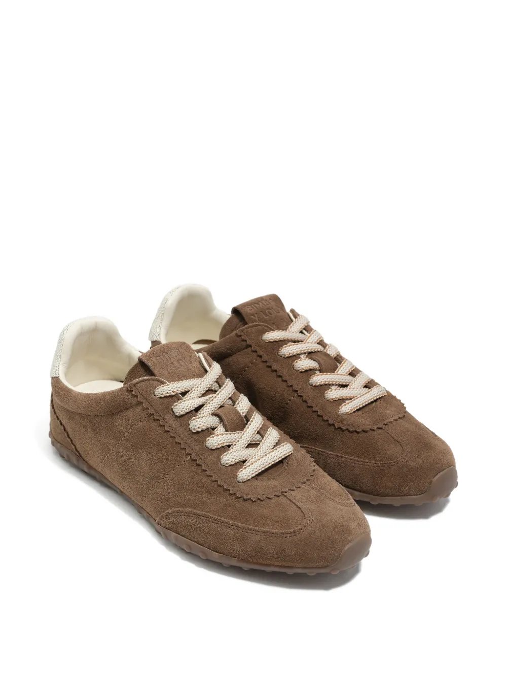 Bimba Y Lola Lace-up Panelled Sneakers In Animal Print