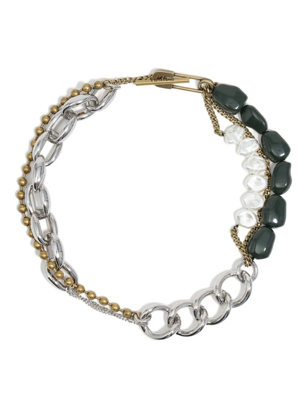 Bimba y Lola multi-chain necklace | Silver | Image 1