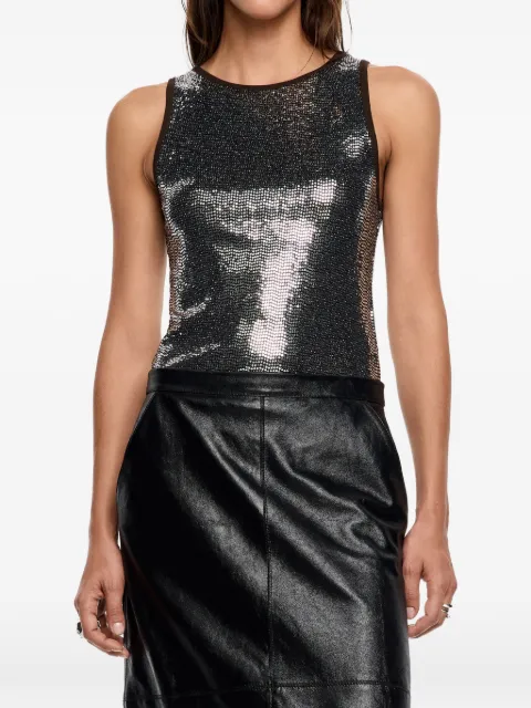 Bimba y Lola sequin sleeveless top