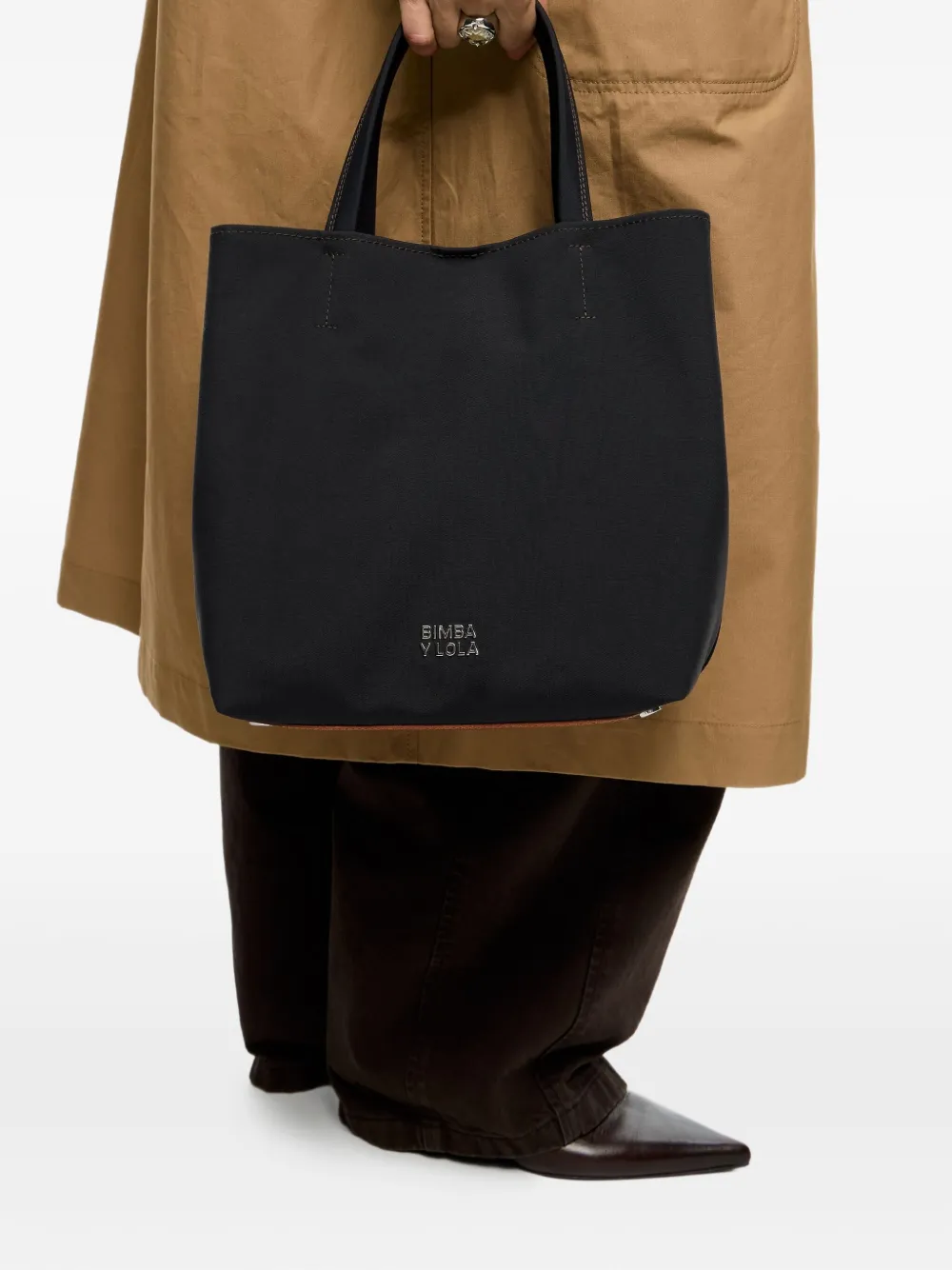 Bimba y Lola Chihuahua grande shopper - Grijs