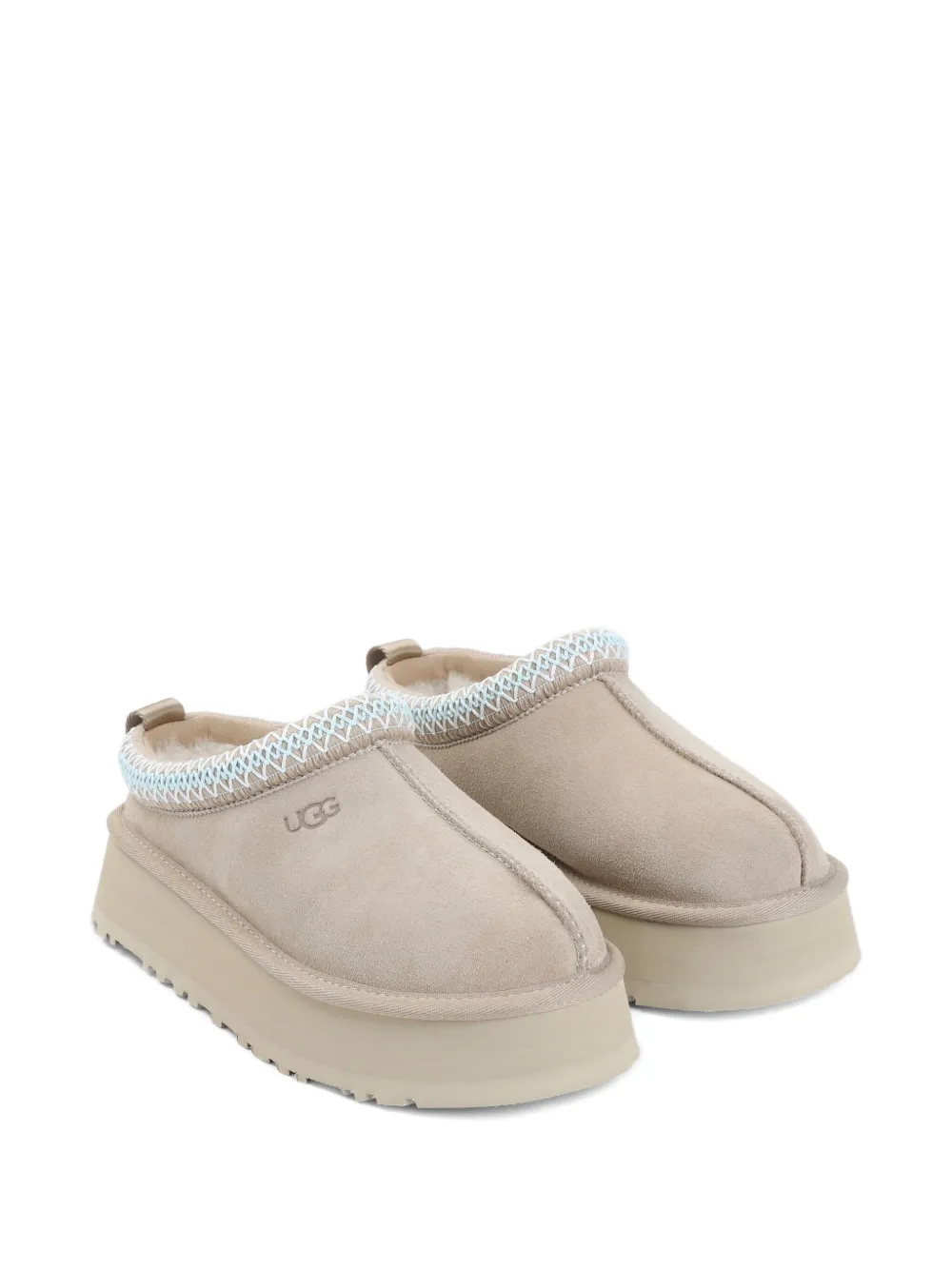 UGG Tazz II suède slippers met plateauzool - Grijs