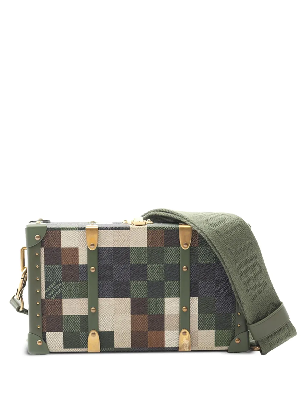 Louis Vuitton Pre-Owned Borsa a tracolla Wallet Trunk con motivo Damoflage 2021-2025 | verde | Image 1