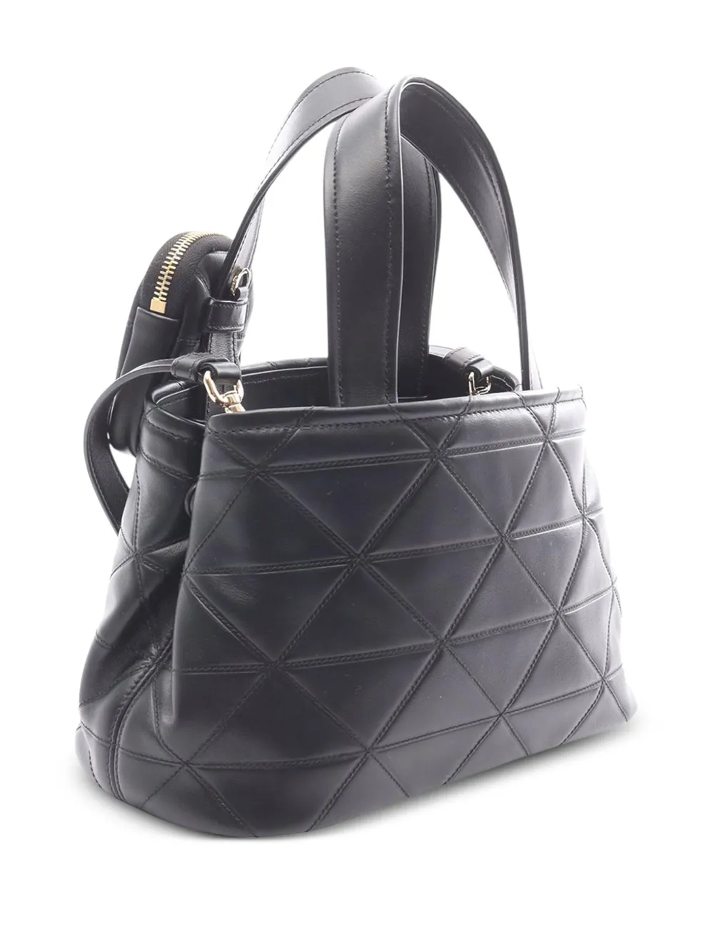 Prada Pre-Owned bolsa satchel de piel capitonada con logo triangular 2013-2025 | Estilos de archivo | Image 2