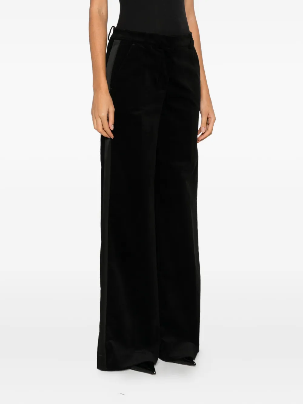 P.A.R.O.S.H. Broek met zijvlak Zwart