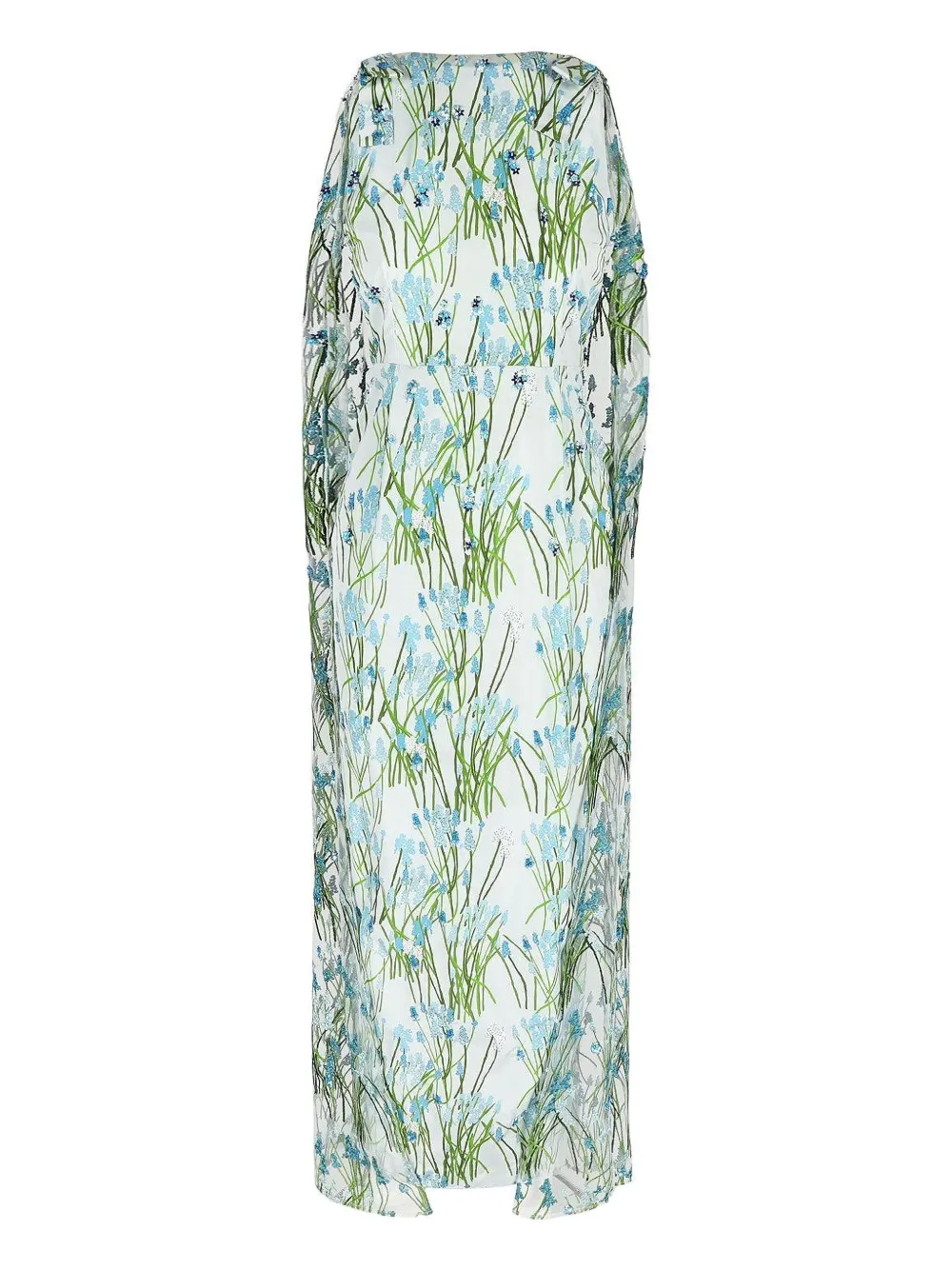 Bernadette Charlene jurk met bloemenprint Wit