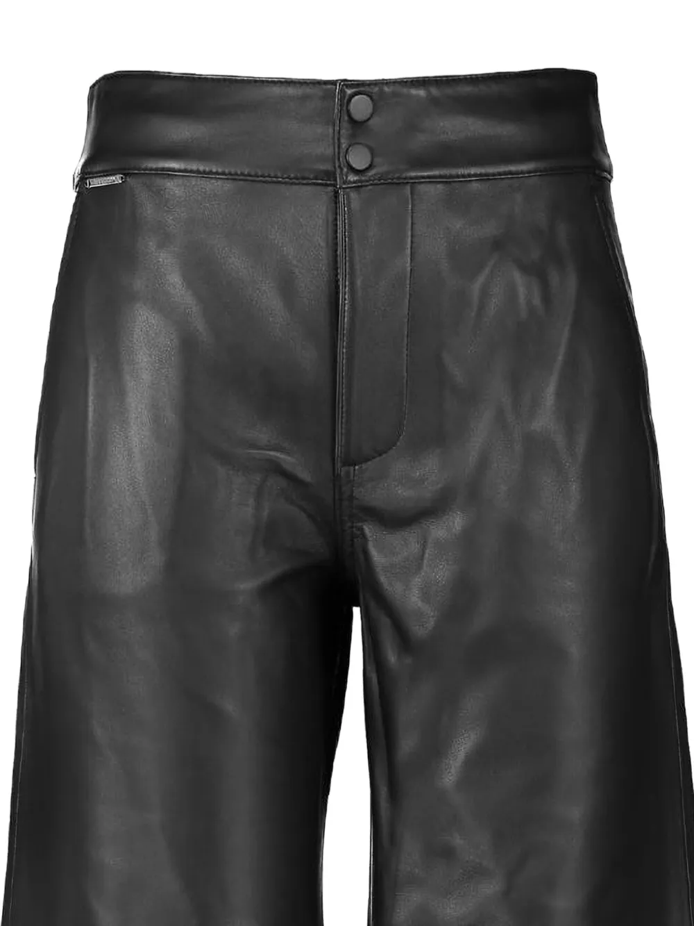 Christy Lynn Zoe leren broek - Zwart