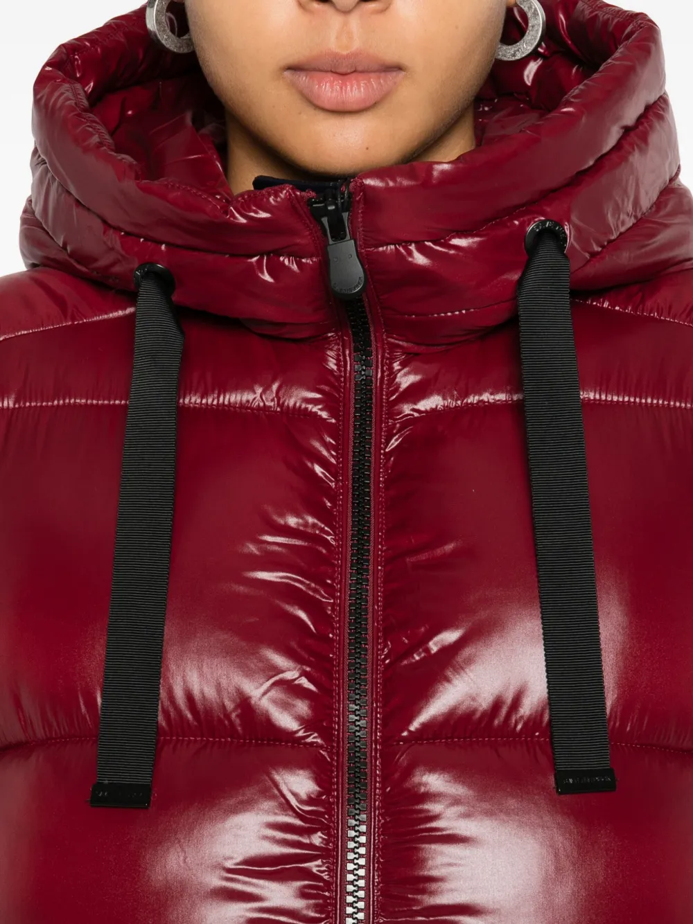 Save The Duck Gilet met capuchon Rood