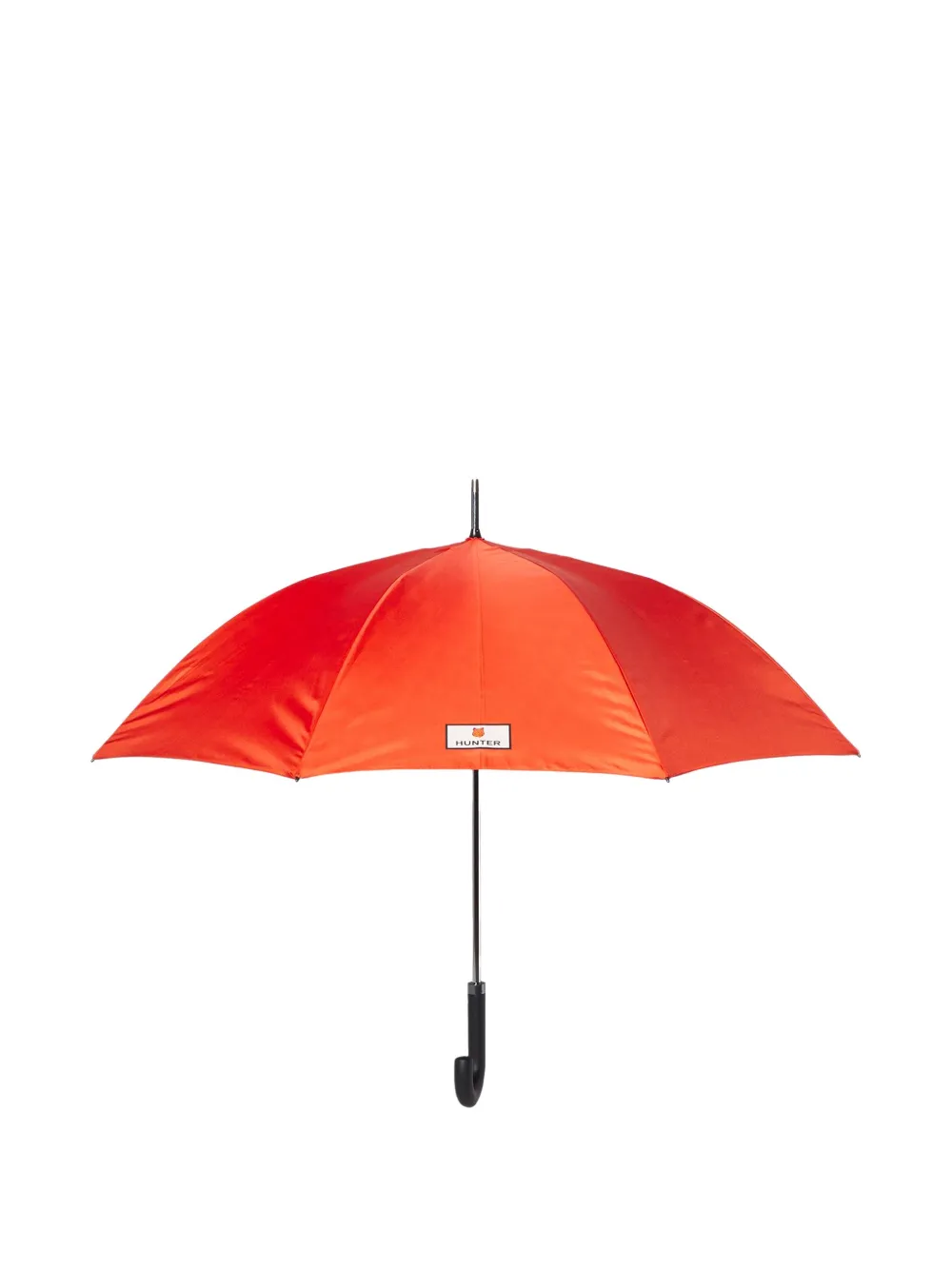 Maison Kitsuné logo-patch umbrella - Oranje