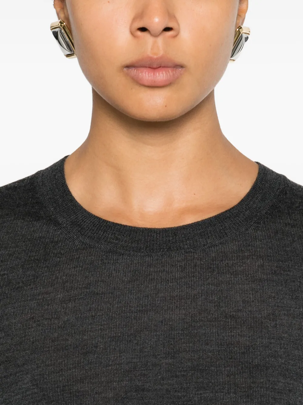 P.A.R.O.S.H. Sweater met ronde hals Grijs