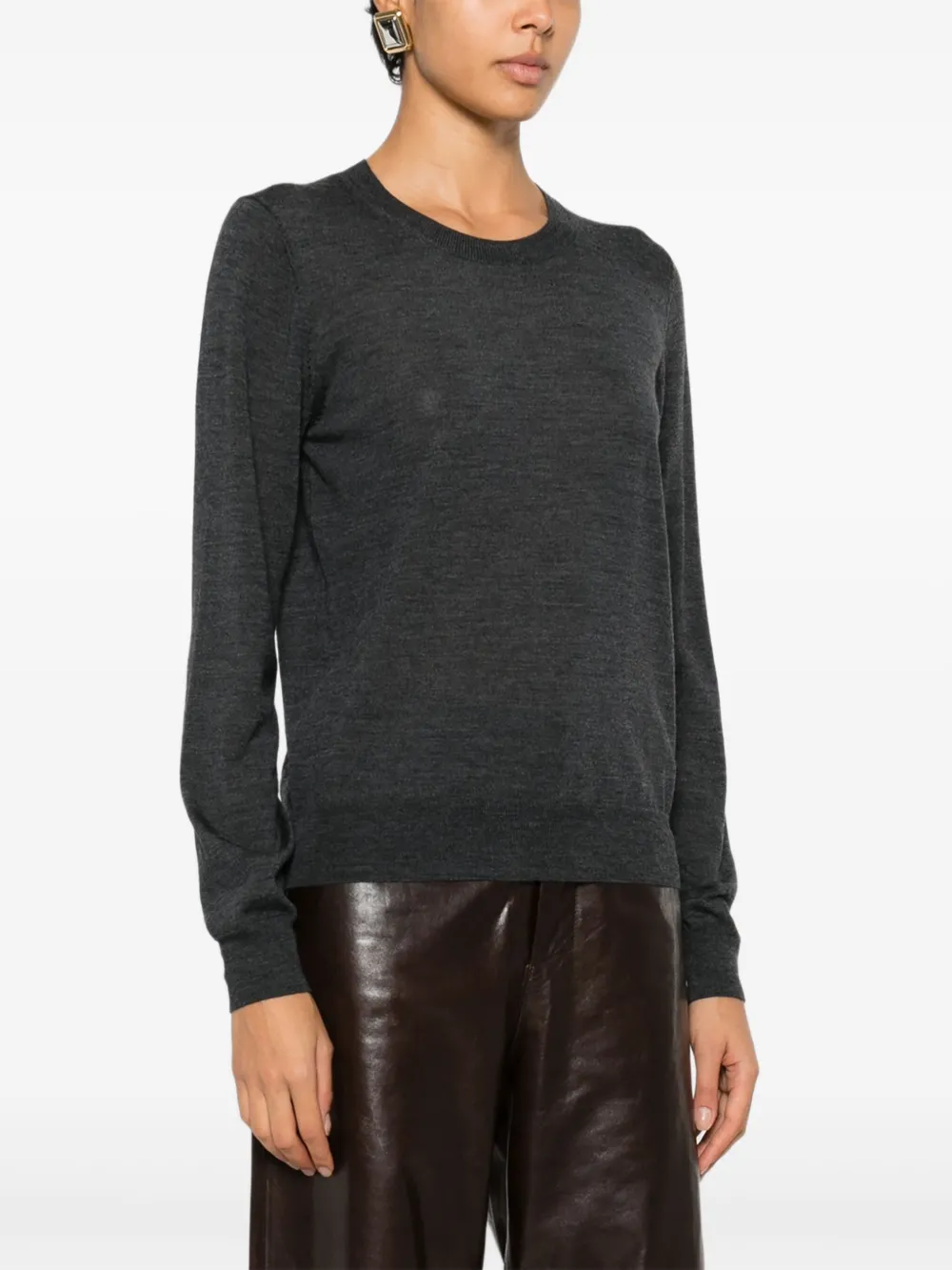 P.A.R.O.S.H. Sweater met ronde hals Grijs