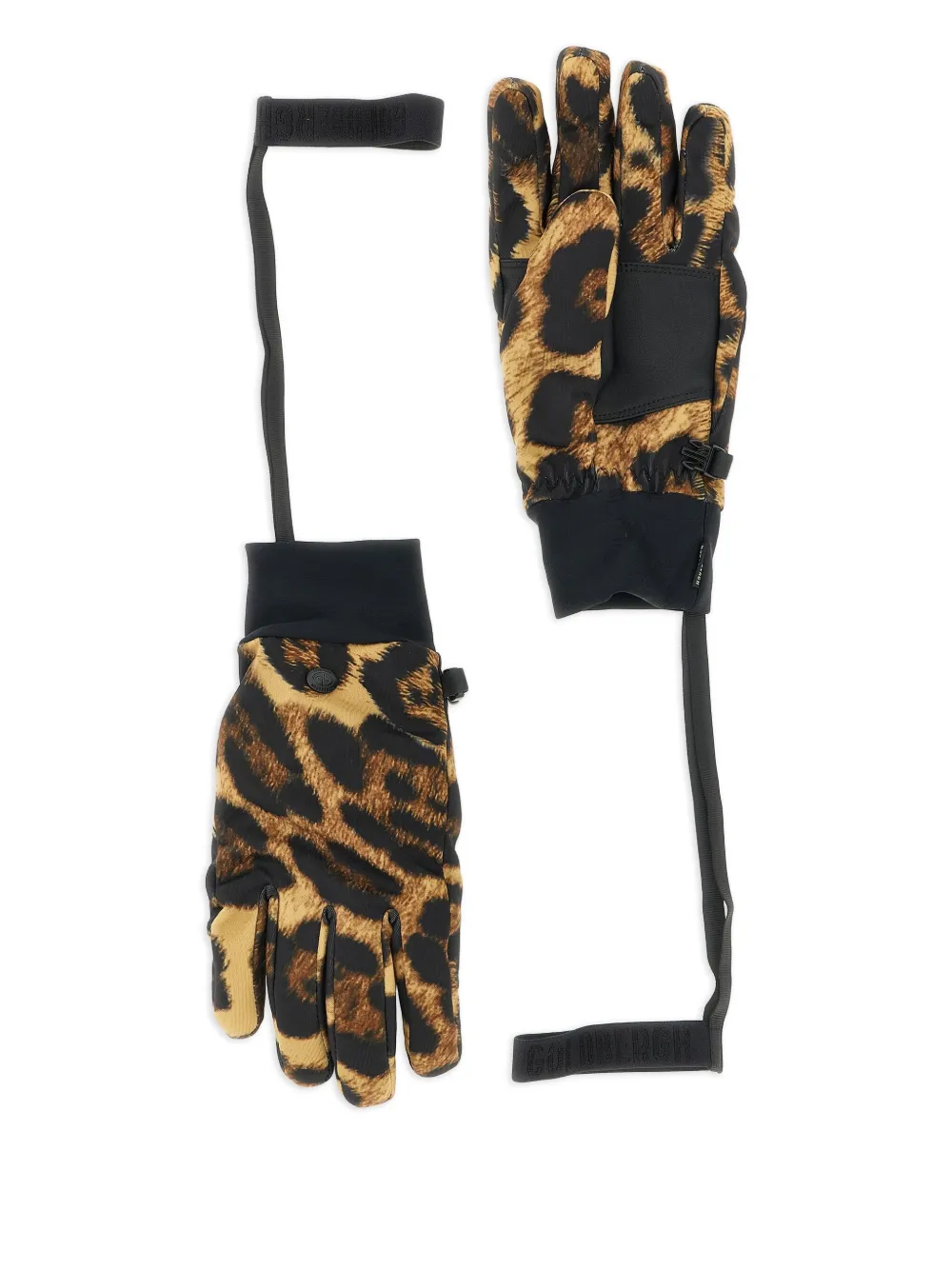 Goldbergh guantes para nieve con animal print | marrón | Image 1