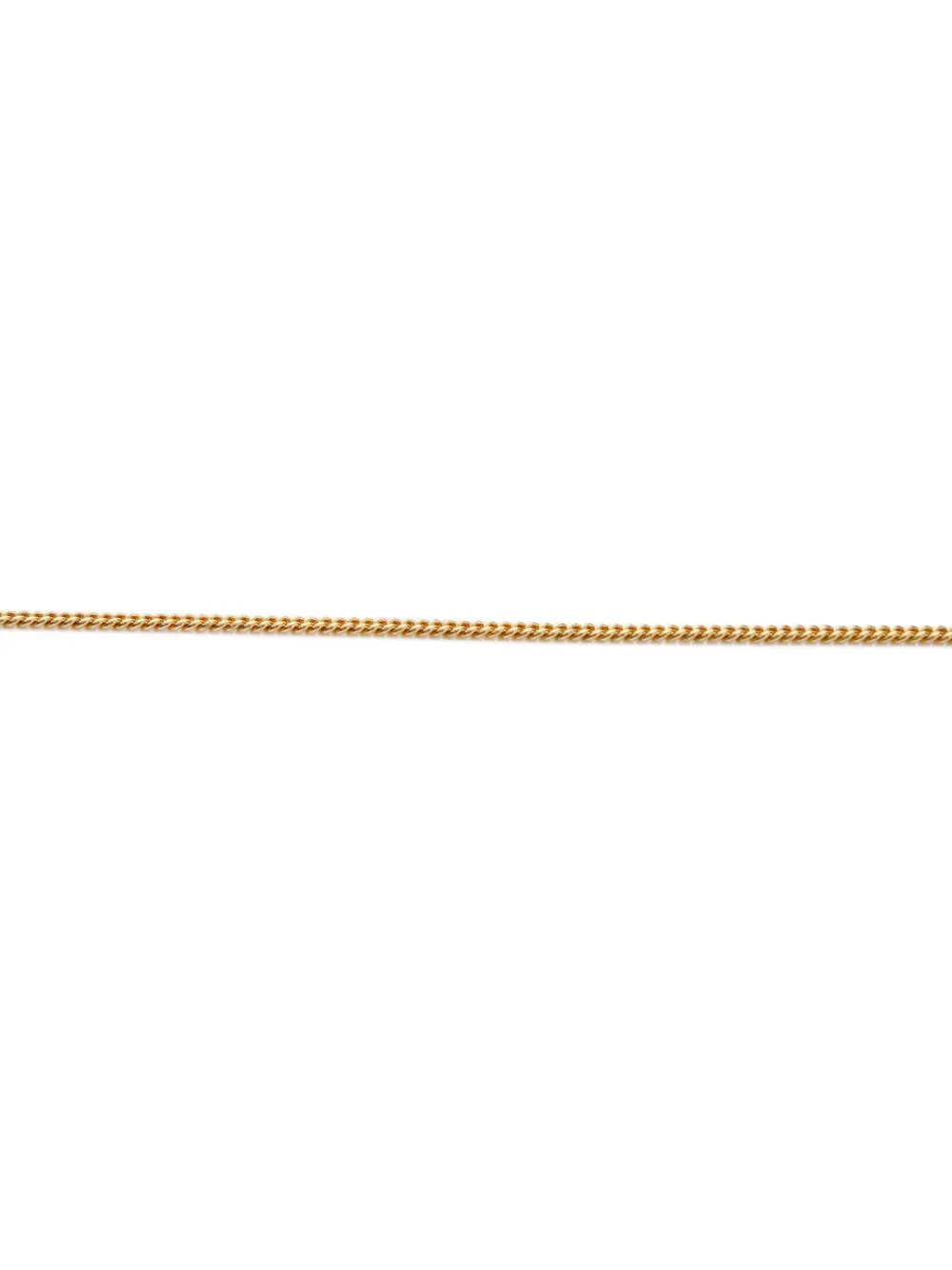 Pre-owned Dior 1970-1990s Logo-pendant Necklace In Gold