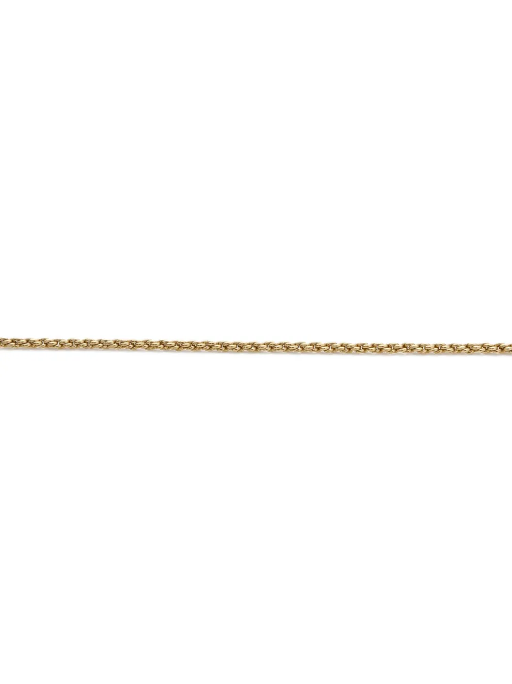 Pre-owned Dior 1970-1990s Logo-pendant Chain Necklace In Gold