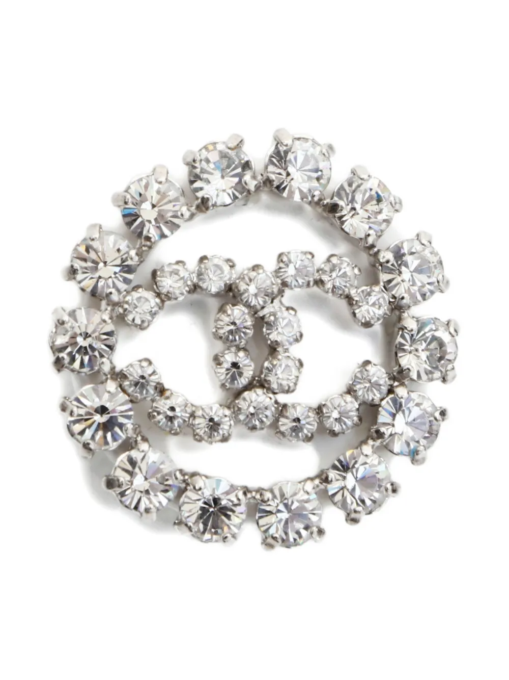 CHANEL Pre-Owned 2000 ココマーク ブローチ - シルバートーン CHANEL Pre-Owned 2000 ココマーク ブローチ - シルバートーン