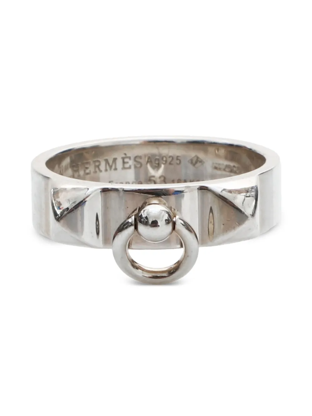 Hermès Pre-Owned anillo Collier de Chien 2016 | plateado | Image 1