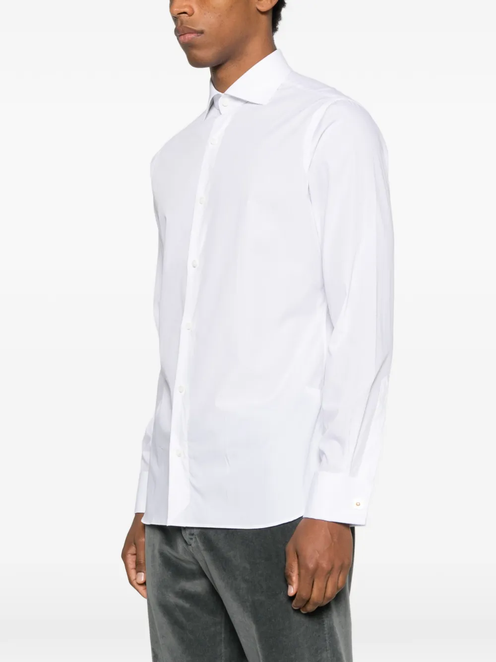 Truzzi Long-sleeve Shirt In White
