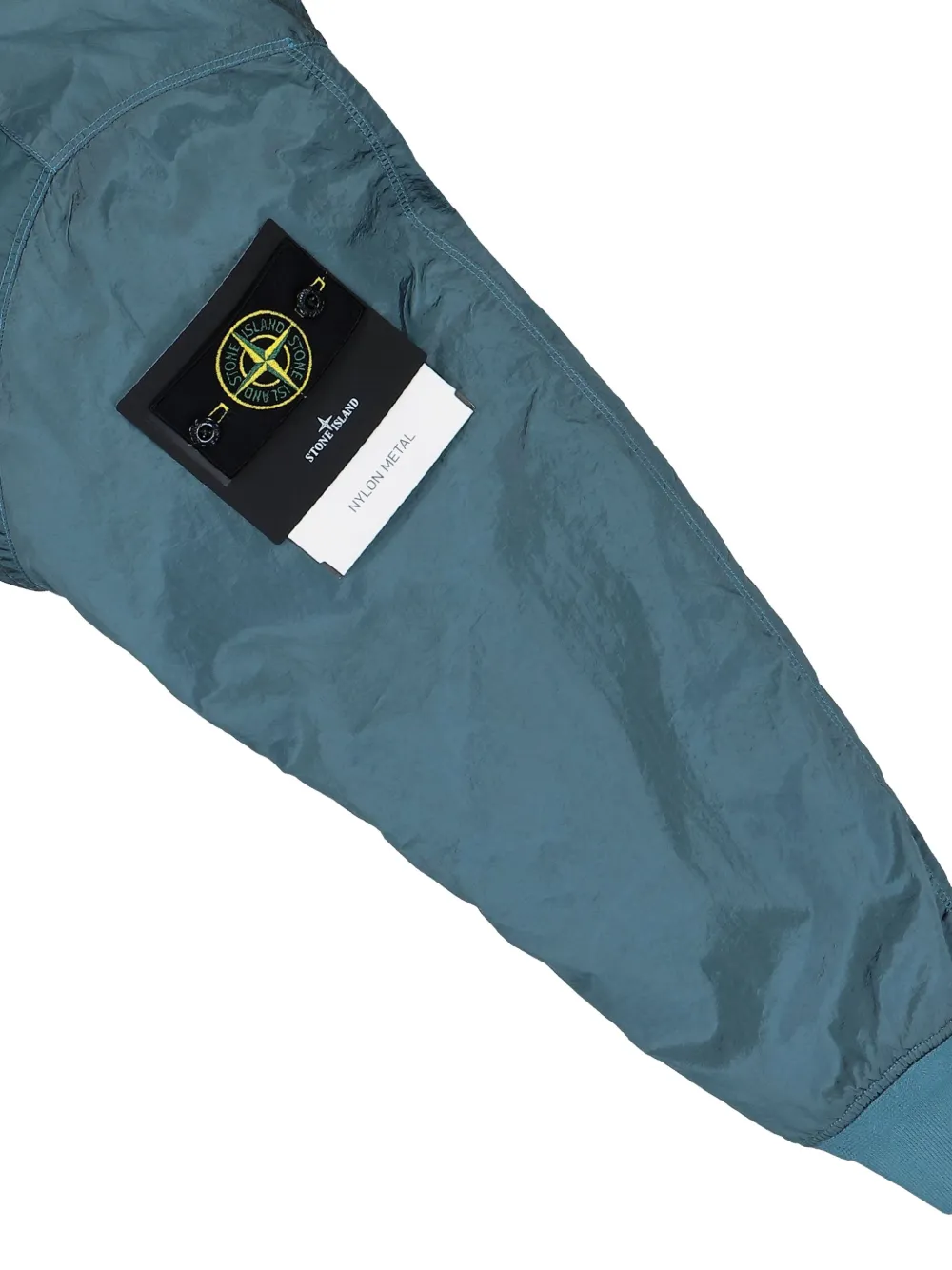 Stone Island zip-up front-pocket bomber jacket Blauw