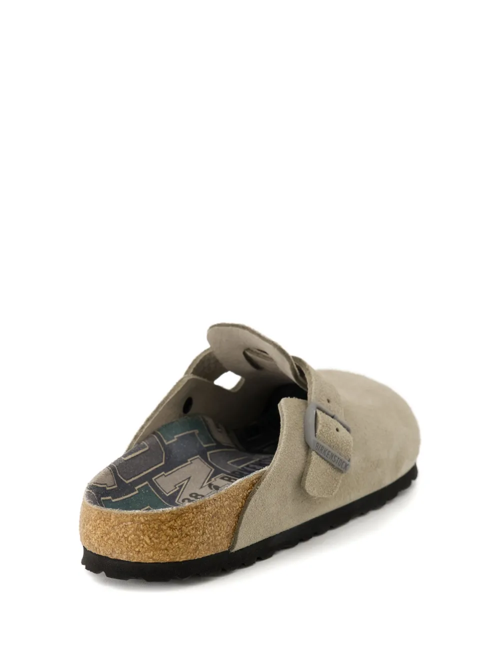 Birkenstock Boston muiltjes met gesp Beige