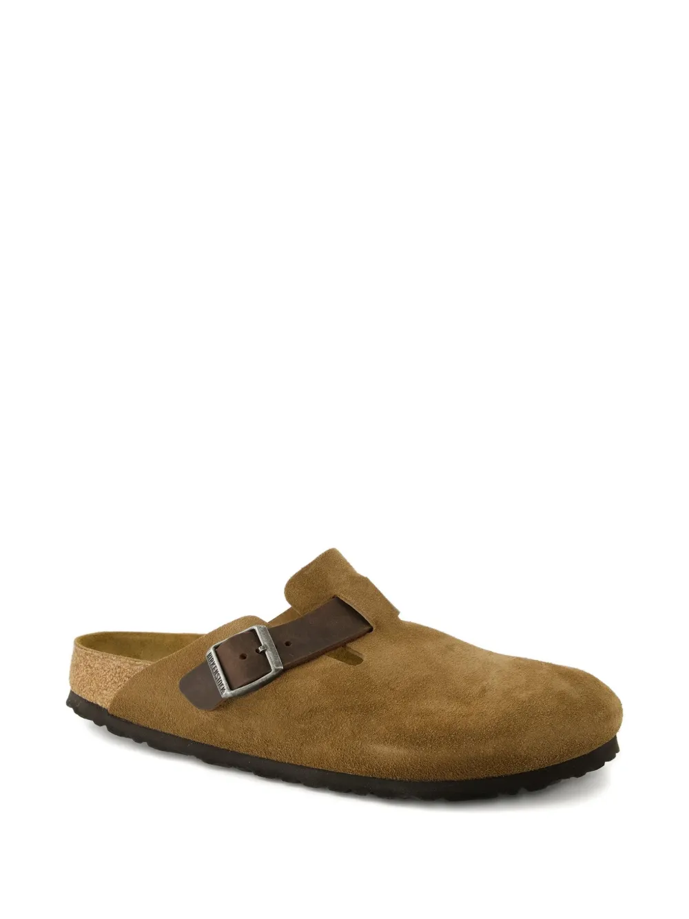 Birkenstock buckled boston mules - Bruin