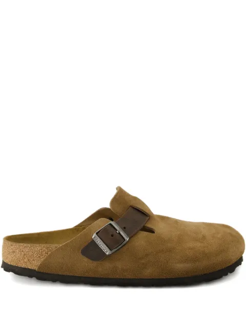 Birkenstock buckled boston mules