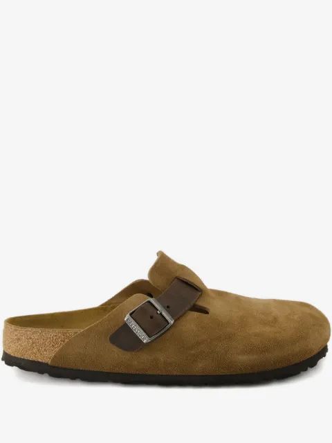 Birkenstock buckled boston mules