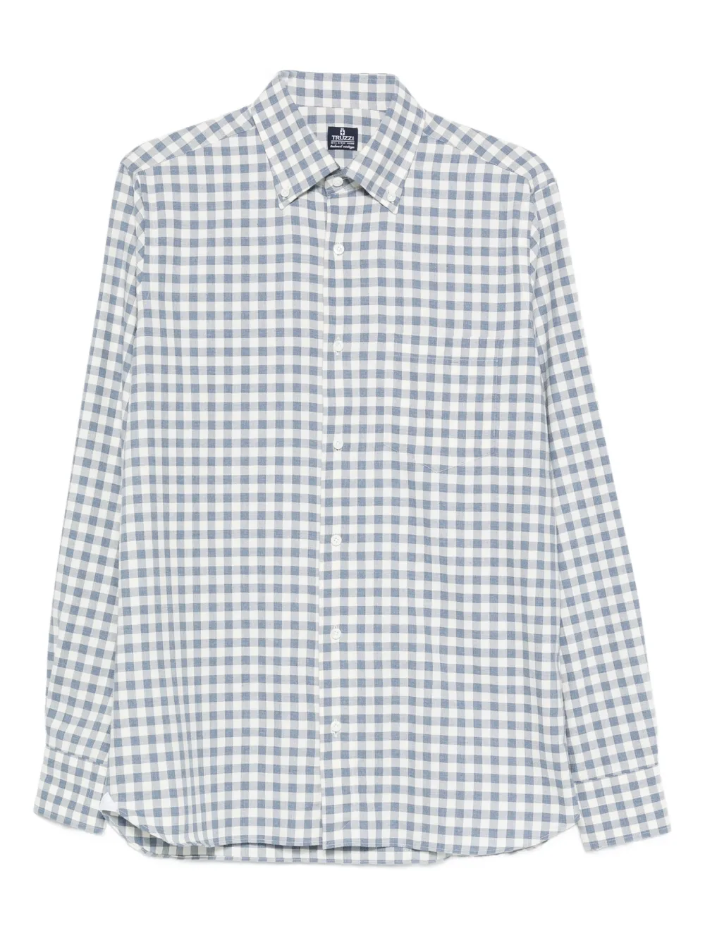 Truzzi button-down vichy shirt | Blue | Image 1