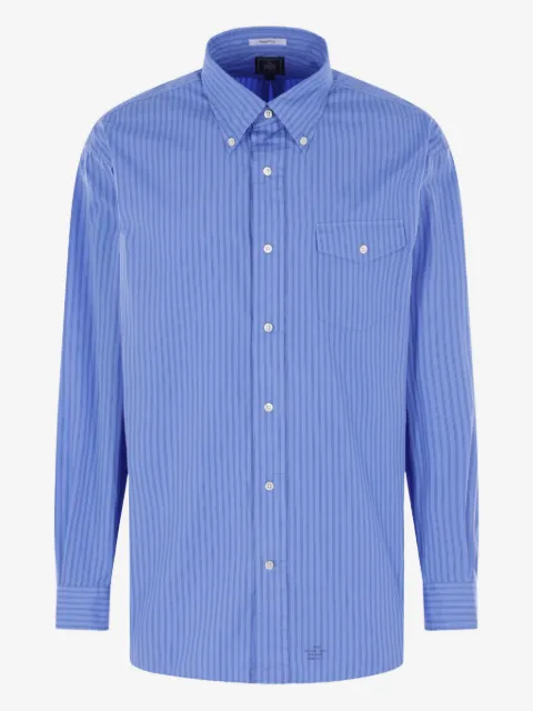 J.PRESS striped pocket shirt