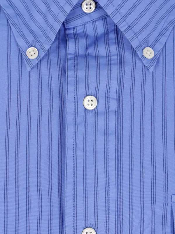 j press dress shirts Made-in-USA Flap Pocket White Oxford Cloth Button Down Shirt