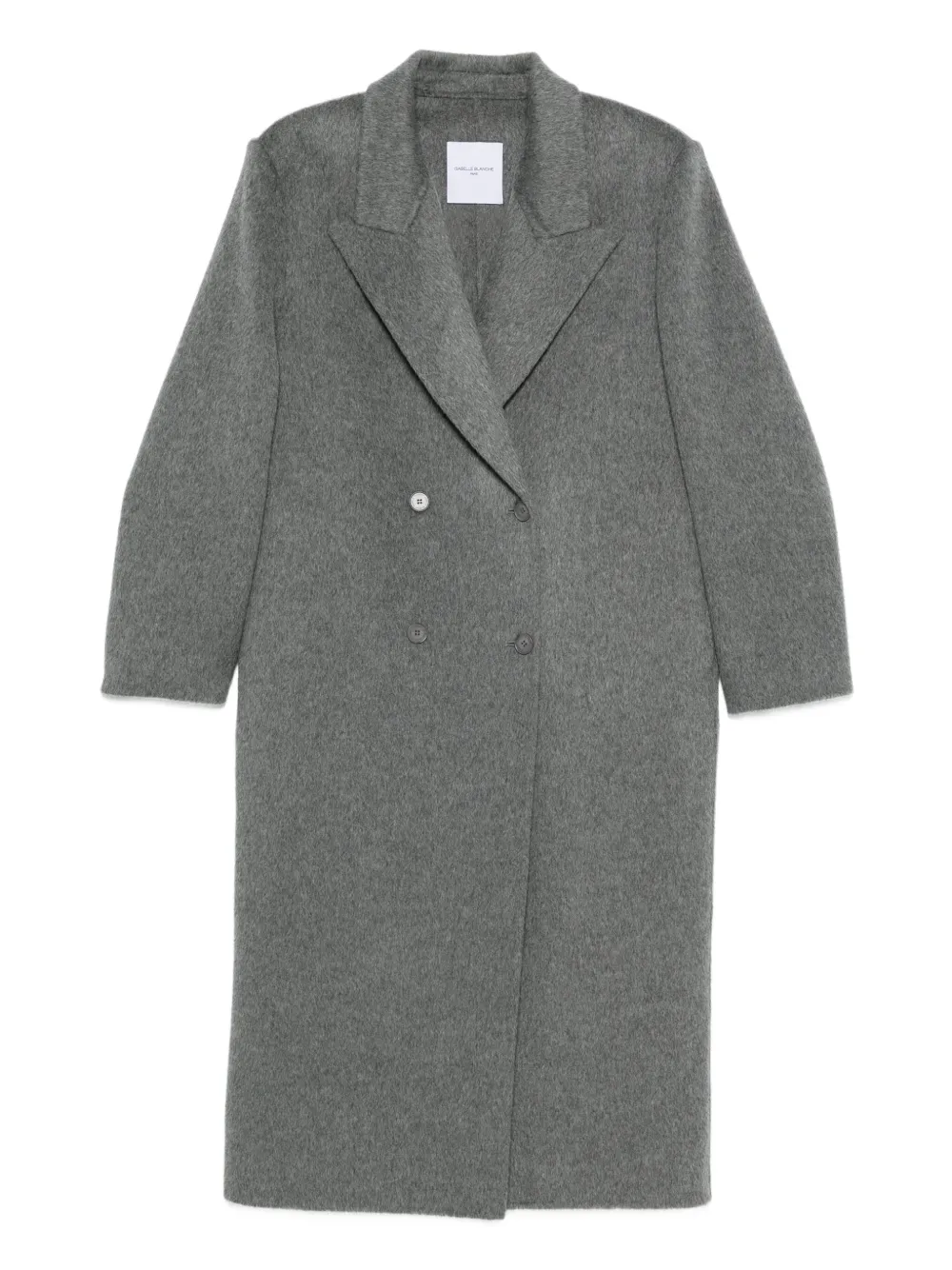 Isabelle Blanche double-breasted coat | Grey | Image 1