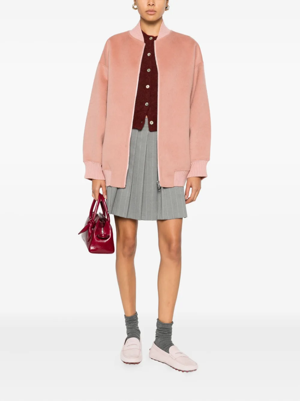Isabelle Blanche zip-fastening pockets jacket | Varsity Jackets | Image 2