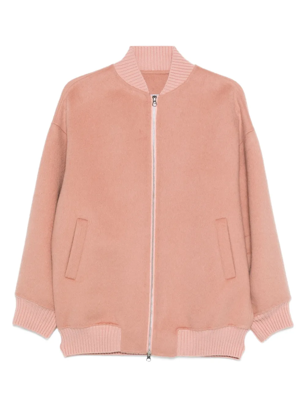 Isabelle Blanche zip-fastening pockets jacket | Pink | Image 1