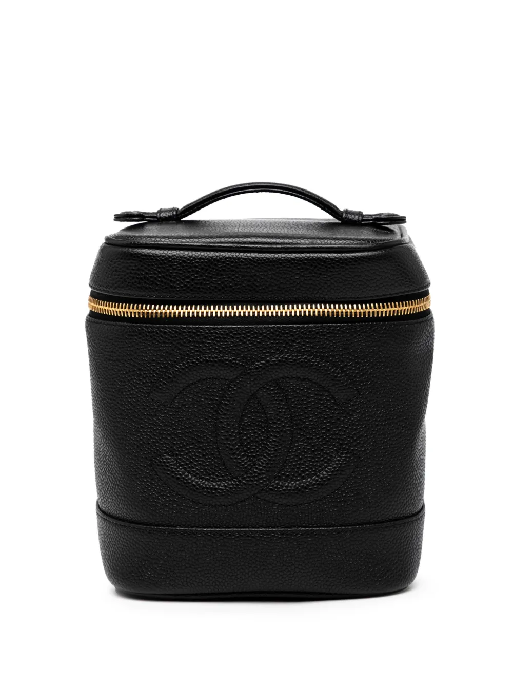 CHANEL Pre-Owned 2004-2005 CC Caviar Case vanity bag | Black | Image 1
