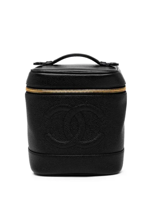 CHANEL Pre-Owned 2004-2005 CC Caviar Case vanity bag