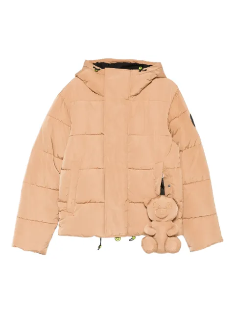 BARROW hooded teddy-charm jacket