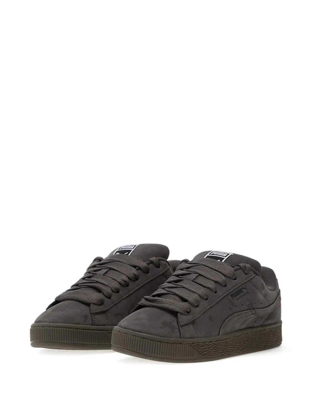 Puma Suede Xl Splatters Sneakers In Gray