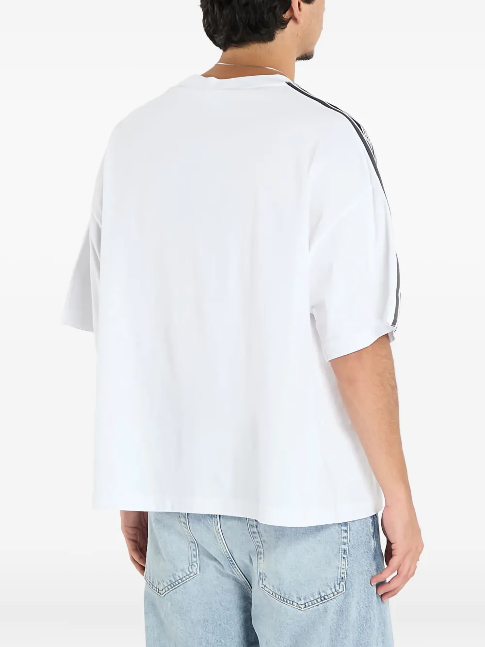 UMBRO T-shirt met logo-tape Wit