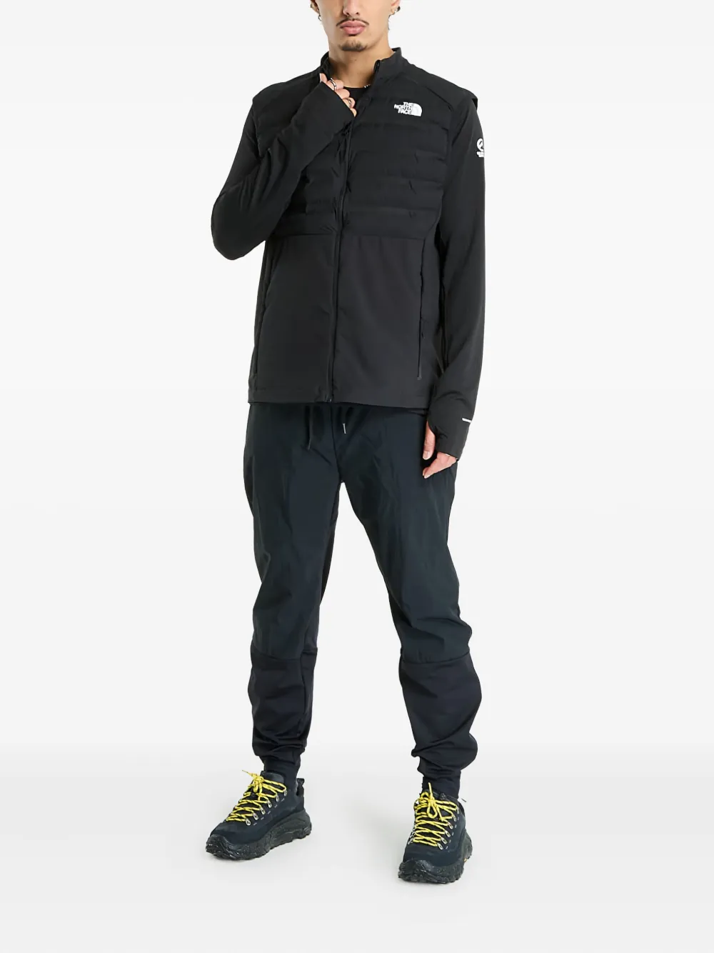 The North Face Mountain Athletics Cari Hybrid Gilet In Black