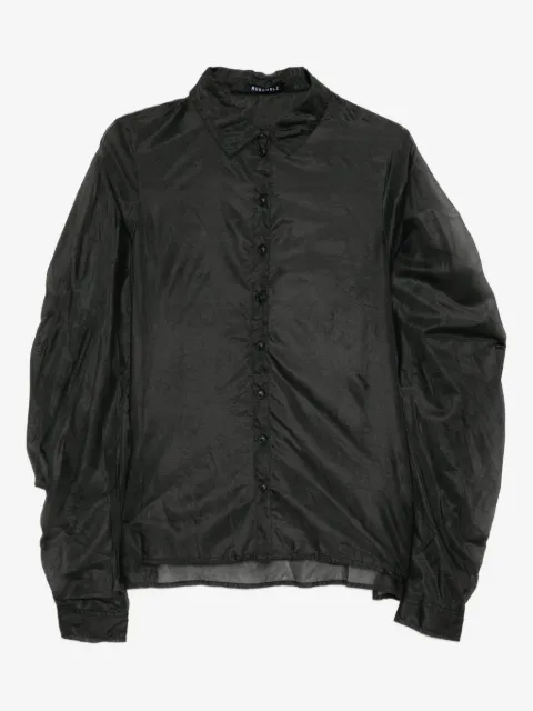 Rundholz see-through asymmetric shirt